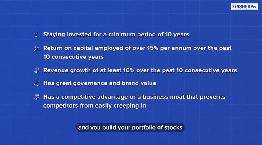 Coffee Can Investing - Book Review (The Top 5 Checklist To Choose Stocks For Portfolio) - Finsherpa